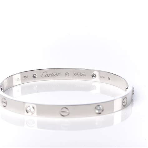 4 diamond cartier love bracelet